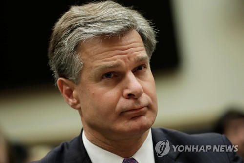 크리스토퍼 레이 FBI 국장 [로이터=연합뉴스]