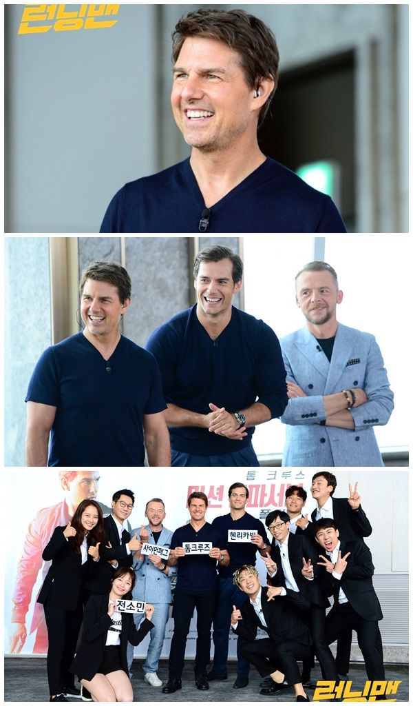 Hollywood actor Tom Cruise received the Running Man mission.To this end, he met with Henry Carville and Simon Peg, the main characters of the movie Mission Impossible: Fallout, and members of Running Man Yoo Jae-seok, Ji Seok-jin, Kim Jong-guk, Ha Ha Ha, Lee Kwang-soo, Yang Se-chan, Song Ji-hyo and Jeon So-min.Tom Cruise started filming SBS Running Man on the 17th while he was busy with his 9th Korean year with Mission Impossible: Fallout on the 16th.Tom Cruise, Henry Carville and Simon Pegg had a bizarre match with the members of the entertainment intelligence corps Running Man.We were also looking for Korean entertainment on Mission Impossible: Full Out, said Jung Chul-min, a producer of Running Man.So I introduced Running Man, and the film company was going to find out. The situation was right on both sides. The news of Tom Cruises appearance made all the members of Running Man happy with their hearts and minds. PD Jung Chul-min said, Running Man members basically watched and grew up watching Tom Cruise movies.It was a situation where there was fanfare, including Top Gun, which Tom Cruise appeared in, so it is true that the members were excited. Yoo Jae-seok and Ji Seok-jin like Tom Cruise.I wanted to take a picture of Tom Cruise and not do this, but Yoo Jae-seok approached and took a picture first, he said, revealing the anecdote, Jeon So-min liked Henry Carville.But the time given to them was not long. Running Man Jung Chul-min PD said, I filmed for a short time because of the busy schedule of Tom Cruise, Henry Carville and Simon Pegg.I could not do many things, and I shot it without a mind. Tom Cruise is a world star, not a hard look, but a Running Man, said Jung Chul-min, a PD.I wanted to do a perfect name tag, but foreign celebs were not familiar with their physical arts, and it was also burdensome to move actively in hot summer.We have made a consensus that American sentiment and Korean entertainment can be right, considering various conditions, including time.I asked PD Jung Chul-min what role Tom Cruise, Henry Carville and Simon Pegg had given to Running Man.Three people are members of the secret service, and I had to hide them, but I did them well, said Jeong Chul-min, a PD. Yoo Jae-seok asked three actors whether they had done such an entertainment or not during the middle of the show.They were all fun. They were surprised by their first experience. They were evenly well suited to the Running Man members. All three actors were witty and went well.As Tom Cruises appearance is known, expectations for the show Running Man have risen vertically, and they are trying to make an accurate announcement for viewers who want to use their role as their main role.Tom Cruise, Henry Carville and Simon Pegg will appear on Running Man at 4:50 p.m. on the 22nd.