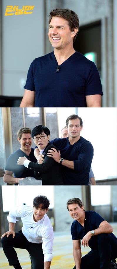 Running Man Tom Cruise, a delightful camera release...What breath did you have with Yo Jae-Suk? (Feat.Henry Carville, Love, Simon Pegg) Mission Impossible protagonists appear in Running Man.Tom Cruise, Henry Carville, Love and Simon Pegg, starring in Mission Impossible: Fallout, will appear on SBS Running Man, which will be broadcast on the afternoon of the 22nd.Tom Cruise, Henry Carville, Love, and Simon Peg, who appeared in the recent recording, will face the Running Man members.Unlike the charismatic figure, it surprised everyone by showing unexpected reversal.In order to win the mission, the members of the Running Man members of the 8-year-old team, who do not care about the water, were tongue-in-cheek, saying, How can this be?We drive helicopters and actually do a lot of action, Tom Cruise said. Theres nothing more scary about it.After recording Running Man, Tom Cruise said, It was really funny and fun.The members of Running Man expressed regret that they did not have a long time with the Mission Impossible trio.Meanwhile, Tom Cruise, Henry Carville, Love, and Simon Peggs reversal of the show will be available at 4:50 pm on the 22nd.
