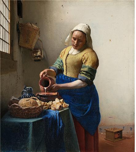 ̹ ó: WikiPedia / [  (The Milkmaid) - ϳ׽ 丣̸(Johannes Jan Vermeer)]