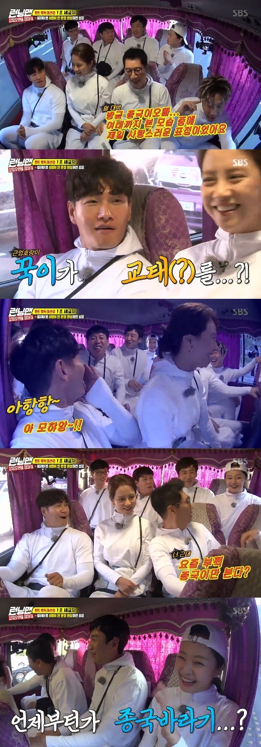 Ji Suk-jin has been nervous these days, saying that Jeon So-min only sees Kim Jong-kook.SBS Running Man, which was broadcast on the afternoon of the 22nd, was decorated with Get the Infiltrator and Race with Tom Cruise, Henry Carville and Simon Pegg of the movie Mission Impossible 6: Fallout.The members challenged the game One Second Three, and then Jeon So-min said, It was the most lovely look Ive ever seen before.When Kim Jong-kook asked, I am?, Jean So-min said, I saw it myself.Ji Suk-jin, who saw this, told Jean So-min, You just see the end of the day.