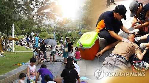 폭염으로 인한 온열질환 (CG)  [연합뉴스TV 제공]