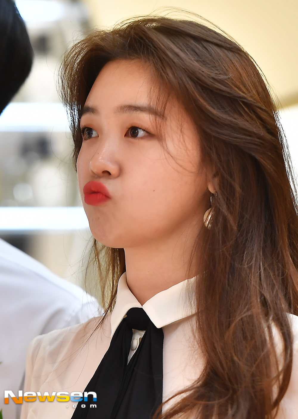The Nichi Per brand event in France was held at Gangnam branch of Shinsegae Department Store in Banpo-dong, Seocho-gu, Seoul on July 24.Girls Day Minah attended the event hall on the day.expressiveness