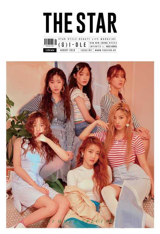 The new girl group (G)I-DLE, which ranked first in the music broadcast in 20 days of debut, took a summer fashion photo shoot.In the August issue of The Star magazine, (G)I-DLE released (G)I-DLEs unique charm and refreshing girls day under the theme of Exciting Summer Day.In an interview after shooting a picture, So-yeon, a leader, asked about his debut song LATATA. I write and write.Inspired by Snow crab members, they write songs, and this albums LATATA was born like that.In short, this song is our (G)I-DLE, he told Music.When asked about the novel (?) group name, I opened a group name contest in the company, and then I was making a song called Children Song and sent it to the company after completion.The song title became a group name. I felt something fateful. When asked about the hilarious episode between the members, (G)I-DLE wrote: Before our debut, we made several versions of LATATA.So I practiced it every day of the week, but there were so many versions that I was confused and made frequent mistakes.The version of the dance that I had to do today came out as a dance that I had to do on another day, he said. When I think about it, it was so funny and fun.Do you have your own practice know-how, such as dancing and singing?So-yeon, Minnie, Sujin and Mi-yeon said, We set the time to practice until what time Snow crab, but we are a little different.Set the part this way, and continue to practice until you finish.I feel that it is a little cruel, but I feel perfect. Song Yuqi and Shuhua vividly told their practice story, saying, I practiced until morning, saw the first car of the subway, and went home. Finally, about the meaning of the singer to himself, We have all worked hard to become a singer, and we have passed through a hard time and process.Every moment since my debut is the first step for everyones dreams, he said. I want to hear the sound of (G)I-DLE.I hope that no one can follow and that we have our own unique color and style. As a group, I finished the interview with the value of (G)I-DLE.(G) An interview with a summer fashion pictorial featuring the young energy and bright and lively appeal of I-DLE can be found in the August issue of The Star (released July 23).Meanwhile, in the August issue of The Star, we can confirm various stars and styles from Kim Min-jungs jewelery styling picture, reality program to broadcasting, refreshing picture of new boy group ETIZ, actress Kim Myung-soo (Infinite El), who successfully finished the drama Miss Hammurabi, and summer dress styling of stars.Photo: The Star