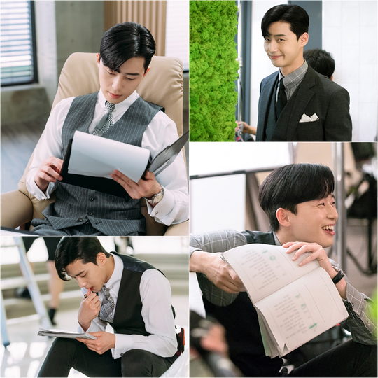 Park Seo-joons behind-the-scenes cut with the charm of the play and the play-back was released.Park Seo-joon, who plays the role of Narcissist vice chairman Lee Young-joon in TVNs Drama Why Secretary Kim is doing it, is sometimes seriously and pleasantly shooting and emitting a flower-like charm.Park Seo-joon in the public photo focuses his attention on the professional vice chairman with a serious look at the documents thoroughly reviewed.In addition, I feel enthusiastic with a scholarly attitude that is engaged in studying the script with a pen in my hand. I feel enthusiastic about the hot acting passion for the work in the aspect of concentrating without losing my concentration even in the cluttered atmosphere of shooting preparation.On the other hand, during the break, the 180-degree reversal charm, which turned into a kimono, attracts attention.It is a child contact that bursts into the camera and causes a heartbreaking disturbance. At the same time, it leads the atmosphere of the scene with a pure eyeful of 100% purity.Even in the busy shooting of the last fire, even those who see it as an Energizer charm that inspires infinite vitality make a smile.Park Seo-joon is more serious than anyone in Acting, but sometimes he shows off his charm that can not be hidden by revealing the reversal of the castle with a playful appearance.It proves that there is a hidden effort behind the excellent hot-rolled performance that was reborn as a Loco bomber, while proving that the warm charm of human Park Seo-joon melted into Acting and created a character with high perfection.Park Seo-joon, who has been recognized as a believer and watch actor and has firmly captured the hearts of the public, is more interested in his performance.pear hyo-ju