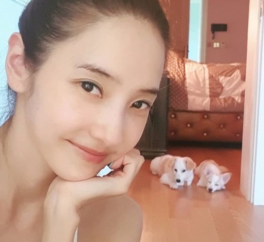 Actor Han Chae-young told her relaxed daily life with her pet dog.Han Chae-young posted a picture on his 29th day with the phrase # Hot # Ruby # Nap.In the photo, there is a picture of Ruby, a dog, taking a nap behind Han Chae Young.Han Chae-young is appearing on JTBC4s Secret Sister.