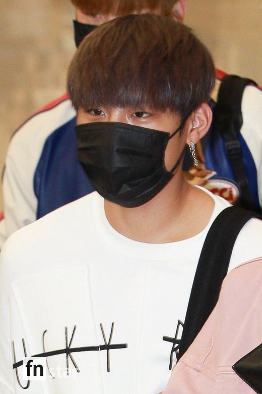 Group Wanna One arrived through the Incheon International Airport after finishing Wanna One World Tour ONE: THE WORLD in Hong Kong on the afternoon of the 30th.