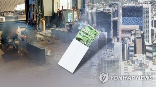 노동자 임금(CG) [연합뉴스TV 제공]