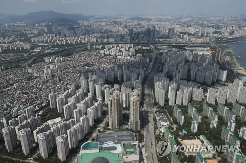 서울 강남권 아파트 전경 [연합뉴스 자료사진]