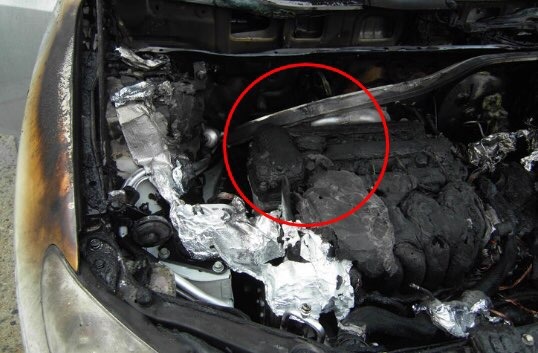 화재 아반떼 수상한 사진..정비 실수 가능성 | 인스티즈