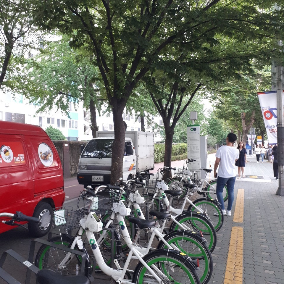 안전모 쓰고 자전거
