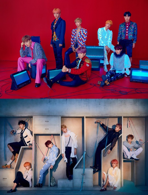 Group BTS new album concept photo has been released.BTS presented the S version and E version of LOVE YOURSELF Answer at the same time through the official home page and SNS channel at 0:00 on the 14th.The S version of the picture shows BTS members staring at Camera in an Avant-garde costume with expressionless eyes.The background filled with red and the strong primary color contrast of the costume captures the attention.The E version of the picture gives a soft and mysterious feel, unlike the S version; the members lean on or perched on a separate closet, although the same space, looking at Camera.Meanwhile, BTS repackaged album will be released on the 24th.