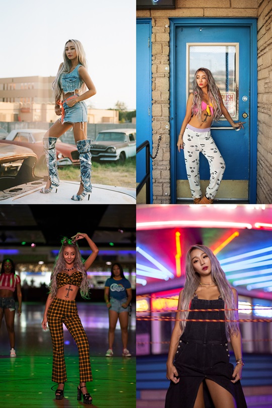 Singer Hyolyn has released a series of hidden cuts that were not released on Music Video.Hyolyn released her new India Summer Special single Bae Music Video behind-the-scenes cut on its official SNS channel on Thursday.In the public image, Hyolyn captures the attention of the viewers by radiating from the cute and youthful appearance like a girl to the goddess force full of innocence, charismatic pose and expression as much as Model.Here, Hyolyns trademark slender and solid body, the background of Bae Music Video, the unique atmosphere of LA in the United States, harmonizes with the actual picture cut, but it is a quality that is perfect for eye-catching.On the other hand, Hyolyn released a new India Summer Special single Bae, which started with retro yet funky rhythm on the 16th and attracted strong bass and attractive pop sound.