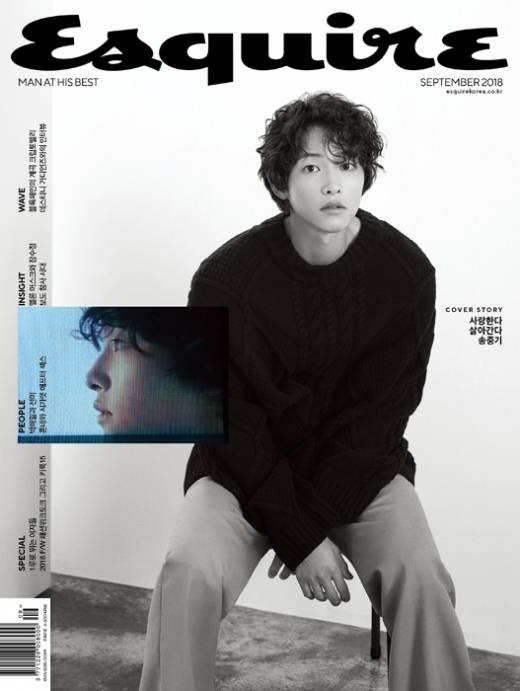 Actor Song Joong-ki showed off his affection for his wife Song Hye-kyo.The mens magazine Esquire released a picture of Song Joong-ki, which was featured on the cover of the September issue.In the picture, there is a picture of Song Joong-ki, who has a checkered jacket and an overfit knit.In an interview with him, Song Joong-ki revealed his affection for his wife Song Hye-kyo.He married Song Hye-kyo last year and said, I do not think love is over. I have heard that it is fateful to have a wife who can love for a lifetime.I think the best thing The Sessions can do is love his woman. It may be important to be rich and to get honor, but it is the most beautiful thing The Sessions can do to love his woman beautifully. I think he is still in love.And frankly, my wife is so beautiful. He showed off his unchanging affection for Song Hye-kyo and his sweet husband.