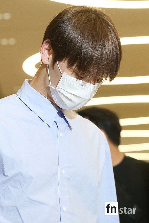 Group Wanna One arrived at Incheon International Airport after the Wanna One World Tour ONE: THE WORLD tour in Manila, Philippines on the afternoon of the 3rd.