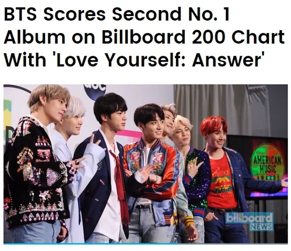 Billboards announced on the 2nd (local time) that it was the second top pick on the September 2 issue of Billboards200 with the repackaged album Love Yourself Resolution Answer (LOVE YOURSELF Answer), released by BTS on the 24th of last month.Love Your Self is an album that decorates the Love Your Self series, which has been in the BTS for two and a half years since March 2016, and has a total of 25 songs including seven new songs and existing releases.The online music source site also released a special track of the title song Idol (IDOL), which pop star Nikki Minaj featured.In a chart preview, Billboards said, According to Nielsen Music, BTS new album reached number one with an album figure of 185,000 in a week, of which 141,000 were recorded as real album sales.Love Yourself Reason Anthur is BTS second Billboards200 album, which connects Love Yourself Former Tier (LOVE YOURSELF Tear), and BTS is not only the only K-pop singer to have won the Billboards No. 1, but also the first two albums in Korea.Previously, BTS was the No. 1 player in the Billboards200 with its third album Love Your Self released in May.In addition, it became a foreign language album, not English, and it became the team that ranked first in Billboards200 in 12 years since 2006.The full September 2 chart, which BTS ranked second on the Billboards 200, will be posted on the Billboards website on September 5, a day later than usual due to the International Workers Day holiday on September 3.BTS, which delivered another repercussion, will continue its Love Yourself (LOVE YOURSELF) tour at the Staples Center in Los Angeles on the 5th.