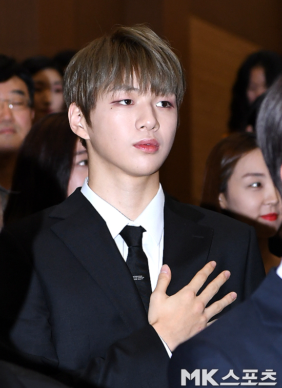 <p>The 2018 National Brand Conference National Brand Awards ceremony was held on May 5 at the National Assembly Hall in Yeouido, Seoul.</p><p>Group Wanna One member Kang Daniel is playing a National ceremony.</p>