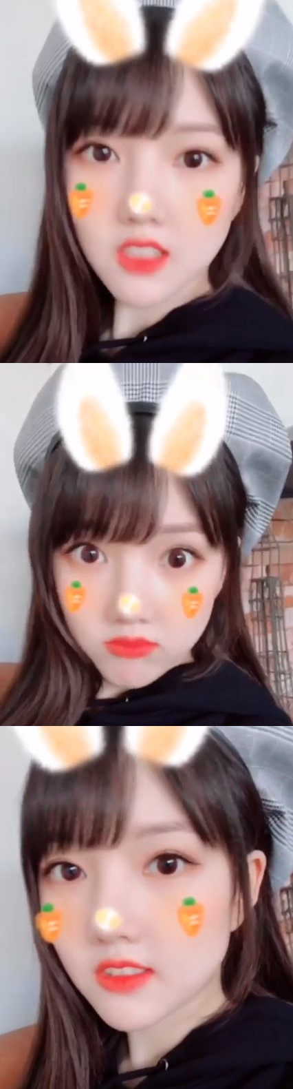 Girl group GFriend member Yerin has released a selfie that turned into a rabbit.On the 10th, GFriend official Instagram posted a video with an article entitled Boomerang is this? # Yerin # Yanni # novelty.In the open video, Yerin is staring at the camera with his eyes wide open.Rabbit ear emoticon on the head and Wild carrot emoticon on the ball add to the cuteness.Many netizens who encountered this responded such as I am really cute, I love Yerin and I am pretty.Meanwhile, GFriend has successfully completed the 2018 GFriend FIRST CONCERT Season of GFRIEND ENCORE at the SK Olympic Handball Stadium in Seoul Olympic Park between the 8th and 9th days.