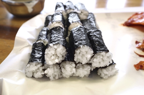 충무김밥 이미지