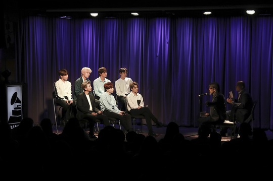 BTS was the first Korean singer to hold an event invited by United States of America Grammy Museum.Group BTS attended the A CONVERSATION WITH BTS at the Clive Davis Theater at the United States of Americas Grammy Museum (THE GRAMMY MUSEUM) on September 11 (local time).It is the first time that a Korean singer attended the event hosted by the Grammy Museum.With more than 200 audiences gathered, BTS, along with Scott Goldman, the artistic director of the Grammy Museum, had time to talk candidly about their thoughts on various topics including music directionality, album production process, relationships with members, and the importance of fans.First, regarding the difference between last years United States of America tour and the LA Staples Center performance, member Jay Hop mentioned I met fans four times with the music of the new album and said, It was a meaningful stage because many fans enthusiastically responded and cheered.Sugar responded to BTS success and music work by saying, It is the driving force that the BTS members have been able to express their own thoughts and feelings with music. It seems that both companies and members have been able to create good musics of various genres thanks to their close co-work.RM said, BTS has set up an album concept and conveys a message with a motif from the story of the inside of the member. Since its debut, he has been making and working on albums on topics such as school, youth and Lets love myself.It was an opportunity for us to rethink the meaning of love once again through the album.The members are always making good melodies and lyrics, but when we have a part that needs to coordinate with each other while recording songs, we all gather together to talk a lot and try to solve the problem in a good direction, Jimin said.The fans gave BTS wings, and we helped them get to this spot, so our relationship with our fans is very close, Bue told Ami.The results we recorded now were possible because we had fans, Jin said. The LOVE YOURSELF tour is not a BTS alone but a place with fans.In the last question asking about the feeling of winning the Billboard 200 twice, Jung said, I feel responsible and burdened about the academic achievements so far.But we will try to catch up with our minds in every way, including music and behavior. Host Scott Goldman introduced BTS as the most successful K-pop singer in the history of the charts of United States of America before the full-scale conversation, and BTS has a foreign language album record that ranked first on the Billboard chart with LOVE YOURSELF Tear, and it is the second number one with this new album LOVE YOURSELF Answer I recorded it, he explained.pear hyo-ju