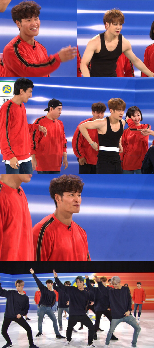 Running blind Kim Jong-kook and GOT7 Jackson even played Taking Off.On SBS Running Man, which is broadcasted on the 16th (Sun), GOT7 will appear and perform a fireworks battle with Running Man members.GOT7, who appeared on Running Man in two years, has already been the subject of fear as a chase that threatens Running Man members in the Prisoner Race.With fierce Battle expected, Jacksons performance was outstanding in the recent recording.Jackson was always able to check the Running Man powerhouse Kim Jong-kook as a powerhouse of GOT7, and surprised everyone by applying for Kim Jong-kook, saying, I do not know how to do this.Even the Taking Off tug of the top with a burning battle, Battles Identity can be confirmed on air.Meanwhile, GOT7, which is scheduled to come back with a new song Lullaby on September 17, will also unveil its new song stage for the first time in Running Man.The flame Battle of Passion Stone GOT7 and veteran Running Man will be broadcast at 4:50 pm on the 16th.
