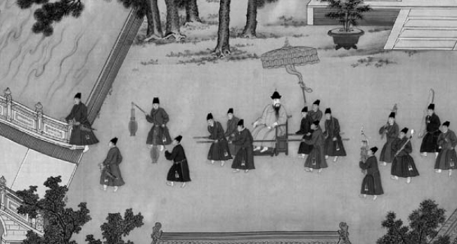 명나라 선덕제의 환관들. [위키피디아]