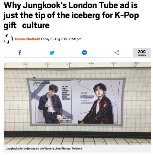 The love of fans for Jungkook of BTS performing overseas tour is very great.In particular, it is supporting the past level for Jungkook, which will hold a Love Yourself (LOVE YOURSELF) concert at the London O2 Arena on the 9th and 10th (local time).Jungkooks China fan group, Jungkook Bar, runs 18 London 2nd floor Bus Jungkook Bus from 8th to 22nd.18 Jungkook Bus tours romantic streets, famous tourist attractions, and downtown areas in London, England, including concert venues.Jungkook is the first to run the second floor Bus, one of the symbols representing the UK, under the name of a K-pop boy group member.This is not the first time Jungkooks overseas fans have been cheering.On the birthday of Jungkook (September 1), fans from home and abroad held a total of 140 AD and donation support to confirm the global popularity of BTS.Especially in China, where there was no official activity of BTS, fans made the first World and China first record as fan club AD and attracted attention from foreign media.China fans boasted an overwhelming scale of 14 support in Seoul - Busan - Incheon International Airport, United States of America Los Angeles, London, Tokyo, Japan and Bangkok, Thailand, as well as Beijing, the local capital.There are also a variety of promotional types, including large outdoor and indoor LED ADs, airships and ad balloons, lapping Bus, subway ADs (five domestic stations, one foreign station), food trucks and YouTube ADs in the core areas of World major cities.In addition, 12 LED AD screens were posted for one week in LA Live, where the famous Staples Center is located, where United States of America Grammy and Emmy Awards will be held, leaving the first case of posting ADs for more than Haru periods for domestic and foreign entertainers.Meanwhile, BTS finished the North American tour after a New York City Field performance.On the 9th (local time), he will start a Love Yourself (LOVE YOURSELF) European tour at the London O2 Arena in England.