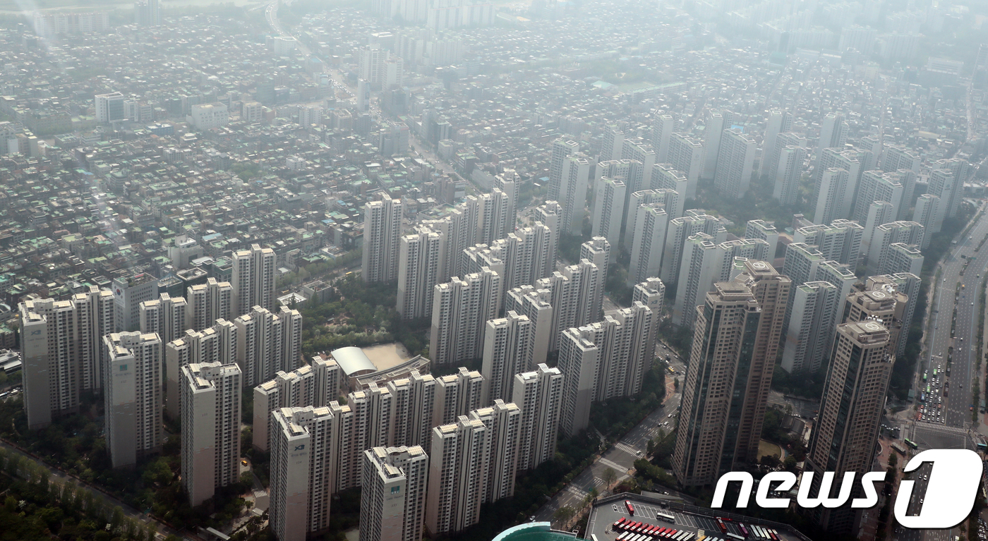 서울 아파트 모습.(뉴스1 자료사진)© News1 황기선 기자