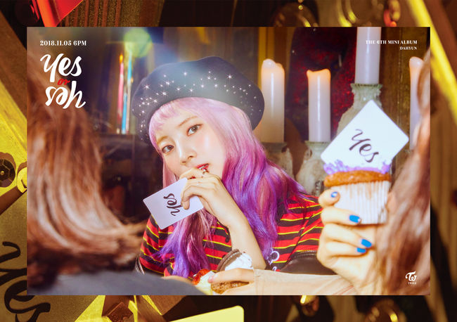 TWICE Dahyun, Chae Young and TZUYU have raised expectations for a comeback by radiating intense charm through their personal Teaser of their new song YES or YES.JYP Entertainment (hereinafter referred to as JYP) presented three YES or YES concept teaser images of Dahyun, Chae Young and TZUYU on various SNS channels of JYP and TWICE at 0:00 on the 26th.TWICE completed the release of the comeback personal Teaser Image from Nayeon - Jingyeon - Momo on the 24th, Sana - Jihyo - Mina on the 25th, and Dahyun - Chae Young - TZUYU this time.Dahyun in the personal Teaser digested a pink and purple hair color, and wore a beret that glittered like a star, and showed a cartoon-like visual.Chae Young held a card with YES in both hands and smiled with a clear smile and created a lovely atmosphere.The youngest TZUYU captivated those who showed off their unique beauty by making a neat charm with long straight hair.TWICE, which releases the mini 6th album YES or YES and the title song of Dongmyeong on November 5, is showing the Tracks List Teaser, which raises expectations for the songs as well as the Teaser Image with the new visual concept.JYP unveiled the first track list Teaser Image of YES or YES at noon on the 24th, followed by the second track list Teaser at noon on the 25th.In particular, according to the Trackslist Image, the third track of the mini 6th album LALALA, the fourth track YOUNG & WILD, and the fifth track SUNSET are writing the lyrics of members Jingyeong, Chae Young and Jihyo, respectively, and amplify the curiosity of fans waiting for TWICEs comeback.TWICEs 10th new song YES or YES is a charming song that can not help but answer YES to a lovely and cute confession. Dynamic composition and youthful rhythm create addictiveness.April 2018 mini-fifth album What Is Love? (What is Love?), and the title track of the Dongmyeong, and the title track Dance the Nightstand Lee Jin-hyuk for their second special album Summer Nights in July, followed by TWICE, which releases YES or YES in November, will make its comeback to the music industry for the third time this year.Especially, YES or YES is a new song that TWICE, which recorded hit home runs through 9 songs released from the debut song Elegantly (OOH - AHH H) to the previous work Dance the Nightstand Lee Jin-hyuk.TWICEs title song YES or YES and the mini 6th album YES or YES will be released on various music sites at 6 pm on November 5th.TWICE, which recently celebrated its third anniversary, will hold an official fan meeting with fans on the 28th at Yonsei Universitys open-air theater in Seodaemun-gu, Seoul under the title of ONCE HALLOWEEN.On November 5, the day of the release of the new album, a comeback showcase will be held at KBS Arena (formerly 88 Gymnasium) located in Hwagok-dong, Gangseo-gu, Seoul.On the other hand, TWICE member Jingyuon recently participated in the OST of the movie Byeolli Island starring his sister and actor Gong Seung Yeon.OST Like a Star, which was accompanied by sister Gong Seung Yeon and her brother Jingyeon, is a song that can feel the special sister chemistry of two people. Jingyeon is a cheerful support for her sisters work.JYP Entertainment