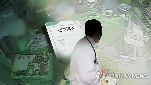 의료사고(CG) [연합뉴스TV 제공]
