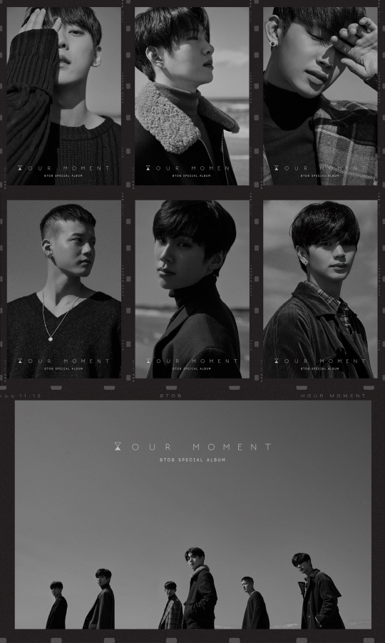 BtoB made its first concept image on November 12th with a special album comeback.BtoB announced the concept image of the special album HOUR MOMENT which will be released on the 12th through the official SNS of BtoB at 0:00 on the 1st.The ball Dog concept image has a total of seven photos, including photos and group photos for each member, and the calm and lonely atmosphere of the members on the way to winter is contained in black and white photographs, raising fans expectations.On the 23rd, he released the song Friend, a dog song with the voice of leader Seo Eun-kwang, and finished the comeback pre-heat and is currently working on the end of the album.BtoB has recorded the first place on the music charts and two music broadcasts with the title song You Can not Be Without You of the eleventh mini album THIS IS US released in June.Meanwhile, BtoBs special album HOUR MOMENT will be released on November 12th at 6 pm through various online music sites.