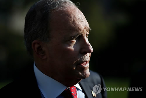래리 커들로 미국 백악관 국가경제위원회(NEC) 위원장 [로이터=연합뉴스 자료사진]