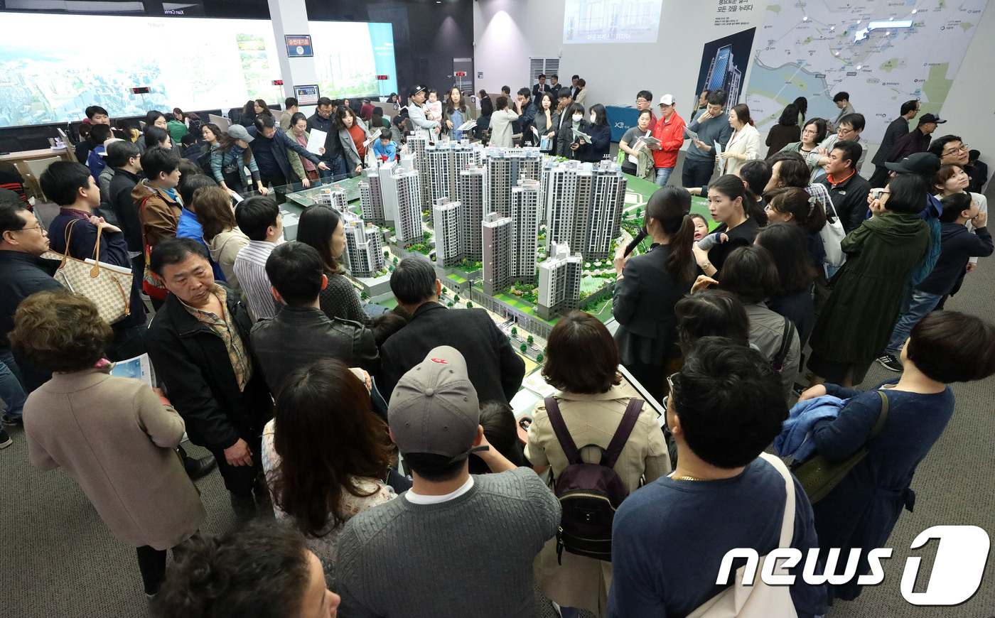 올해 한 신규 분양단지의 모델하우스 모습.(뉴스1 자료사진)© News1 박세연 기자