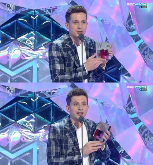2018 MGA pop star Charlie Fuss won the Overseas The Artist Award.The 2018 MGA (MBC Plus X Genie Music Awards) was held at the Namdong Gymnasium in Incheon on the afternoon of the 6th.Charlie Fuss, who visited Korea in two years, won the Overseas The Artist Award at the 2018 MGA.Following the collaboration performance with the group BTS, it was honored to receive the award.Charlie Fuss, who was on stage, said, It is a glory, a moment that I will never forget, and I am grateful to Korea and all fans around the world.Meanwhile, 2018 MGA is the first collaboration awards ceremony between broadcasters and music platform companies in Korea.Group BTS, Twice, Wanna One, as well as the US Singer Song Writer Charlie Fuss, and the Japanese dance & vocal unit group Generationsprom Eggs Gil Tribe.Photo  MBC every1 Broadcast Screen Capture