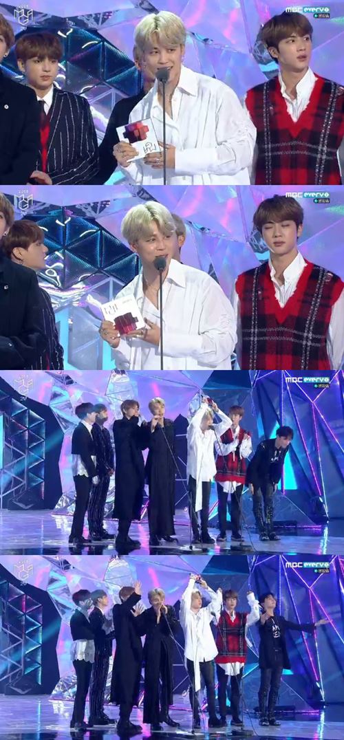 2018 MGA group BTS won its first popular award since its debut.The 2018 MGA (MBC Plus X Genie Music Awards) was held at the Namdong Gymnasium in Incheon on the afternoon of the 6th.On the day, BTS won the Popular Award category on 2018 MGA. Jimin, who took the stage, said, Ive never received a popular award since my debut. Thank you so much for the big award.This award is also your prize, he said to the fan club Amy .Thank you very much. Amy, were a popular singer. Ill work really hard. Fly with me, said Bue.RM also expressed deep sincerity, saying, Thank you for voting day and night.Meanwhile, 2018 MGA is the first collaboration awards ceremony between broadcasters and music platform companies in Korea.Group BTS, Twice, Wanna One, as well as American singer-songwriter Charlie Fuss, Japanese dance & vocal unit group Generationsprom Eggs Gil Tribe attended the topic.Photo  MBC every1 Broadcast Screen Capture