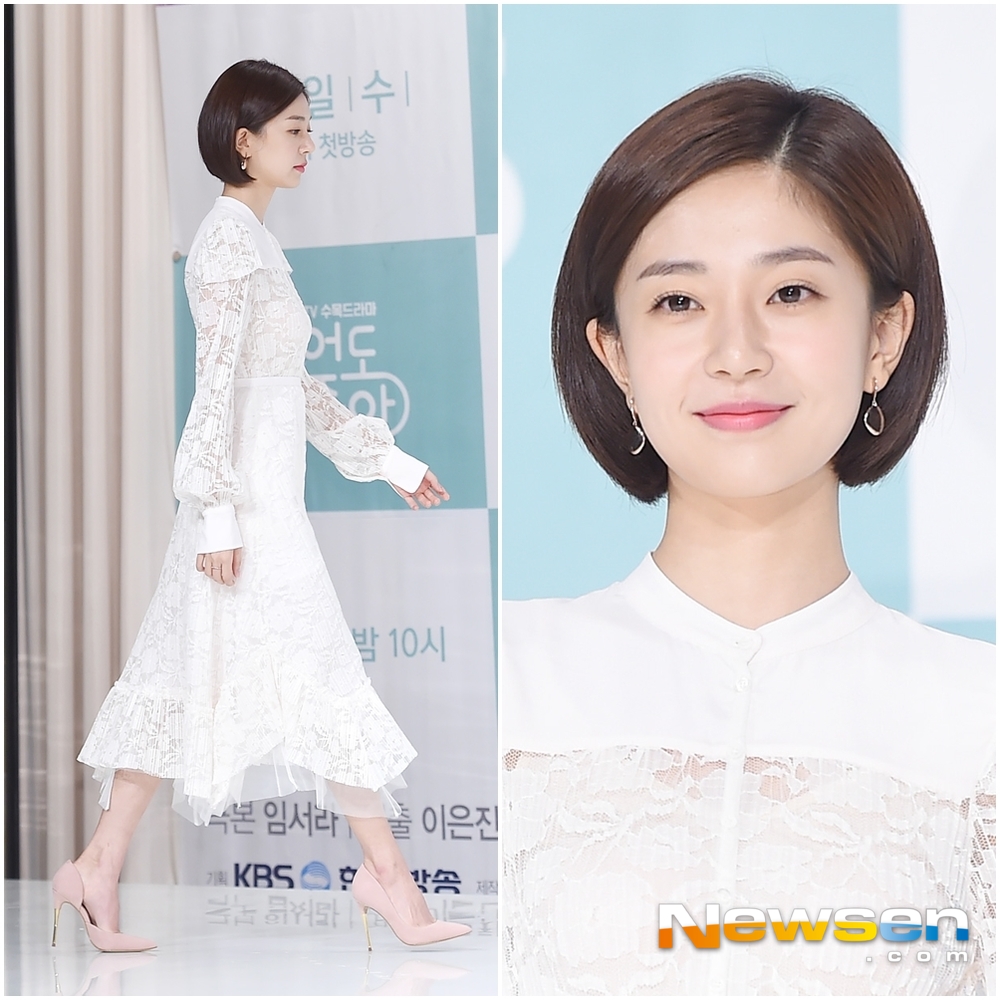 Actor Baek Jin-hee poses at the KBS 2TV new drama I can die production presentation held at Amoris Hall in Time Square, Yeongdeungpo-gu, Seoul on the afternoon of November 5.On the other hand, Good to Die is a drama depicting the Dae Hwanjang Office Battleground by Baek Jin-sang (Kang Ji-hwan), a team leader who is not in charge, and Iruda (Baek Jin-hee), who is trying to get him to go to the gangcheon.It will be broadcast on November 7th.useful stock