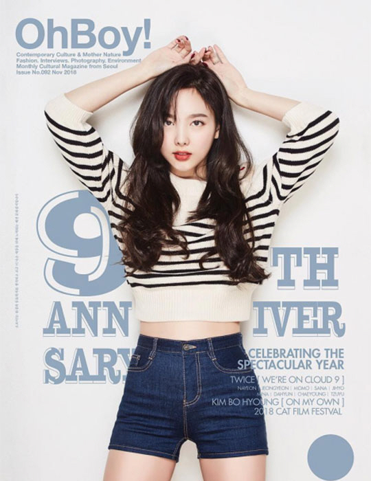 <p>Magazine comes this 7 days on the official SNS, window Time 9 anniversary TWICE first by each member alone, nine girls, nine different sign, and nicely decorated; I Smoking and TZUYU of the magazine cover.</p><p>Photo belongs to TZUYU is unique or distinct visage to me, Smoking is a slender S-line strutting dazzling visuals.</p><p>TWICE final YESthe meaning of our new song YES or YESto active. TWICE in the last 6 2018 MGAin this years best-selling artists for Best Global Performance, womens group in total including 3 golds awarded to and stop within a group of dignity.</p>
