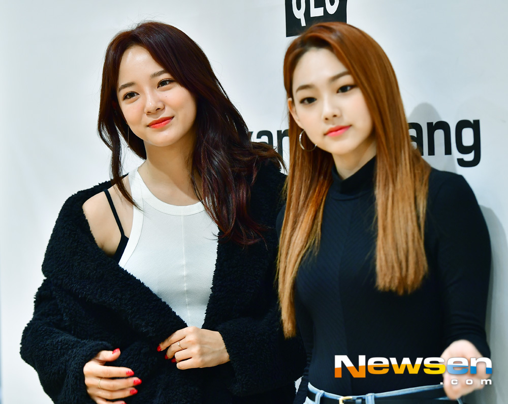 The parent brand HEATTECH photo event was held at a store in Chungmuro, Jung-gu, Seoul on November 7th.Gugudan Sejeong Mina attended the ceremony.