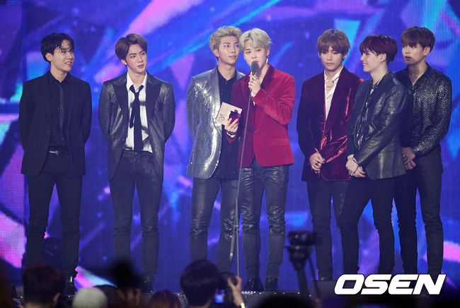 Starting with the 2018 MGA BTS, it ended with BTS, which became a venue for festivals for BTS, a time when we could once again realize the ripple effect of BTS.BTS sweeps two Grand prizes, total five-princessIm on.Bang Si-hyuk, CEO of Big Hit Entertainment, who raised BTS, is considered to be the producer of the year, and Son Sung-deuk, the performance director who created BTSs choreography, won the Best choreographer award.It has proved again that this years BTS was a sweeping music industry.BTS will be able to perform a total five-princess including two Grand prizes at the 2018 MGA (MBC Plus X Genie Music Awards) held at Incheon Namdong Gymnasium from 7 pm on the 6th.BTS, who made his first stage at the awards ceremony as a dance awards man, received the awards of the year and became the main character in the last stage.The main character in 2018 MGA was simply BTS.BTS has been the main character of the 2018 MGA as it has been global this year.BTS, which was expected to be Grand Prize sweep at the end of the year at the end of the year. As expected, this awards ceremony was also held several times on the awards stage.Its BTS that could have shouted .BTS was thrilled to receive the Grand Prize for Digital Album of the Year and the Awards of the Year.Writing an unusual record of winning two Grand Prizes at an awards ceremony, he proved Power of BTS and also thanked fans.BTS said: I would like to say thank you to Amy for giving me the award, and I always thought that I wanted to give a lot of influence to many people through our music.It is an honor to be able to deliver our message to all World through this album.I will accept it as a means to do better music and send a good message to fans and many people.I will make better music in the future, he said.They were thrilled again when they were called the second Grand Prize as the Awards in succession: Jimin said, I really appreciate it.There were a lot of things this year, and I was happy that things that I had done with Amy came out loud and could be memorable for a long time.I sincerely thank you. I will try to be a singer who can grow further in the future. RM said, I think it is once again the word singer of the year, and I think it is thanks to our efforts, great luck, and those who have watched now that we can enjoy the glory of this years singer.If there is a lack of effort and lack, it will be a BTS that fills it. I love you. V also said, Amy everyone, thank you for putting wings on us from DeV, which seems to have allowed us to climb to the high ground.I will become a singer who can announce BTS and Korea more and more. The 2018 MGA was special to BTS because they won the first popular awards since DeV, as well as two Grand Prize Awards.The popular award is a 100 percent fan vote, so it is a more meaningful award for singers. BTS was delighted to receive the popular award on the day with the power of former World Amy.Amy, were a popular singer, thank you, Ill work really hard, added V. Jimin, who also said, Weve won the first prize since DeV.I am so grateful for your great prize. Is this your prize, too?I really wanted to thank Amy for being there and always thanking her for being there. A series of awards, five-princesses of BTSWas a convincing result.It is the BTS that won the top social artist award for the second consecutive year at the Billboards Music Awards in the United States this year, achieved the top spot for the second consecutive year in the Billboards 200, and also ranked the Hot 100 top.He was also awarded the Hwakwan Cultural Medal for his contribution to the spread of K-pop. The influence of BTS and Power were only confirmed again through 2018 MGA.It was an award ceremony for BTS, by BTS, which anyone could understand.DB