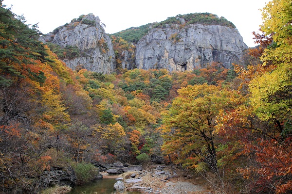 주왕산의 기암절벽. /사진=한국관광공사