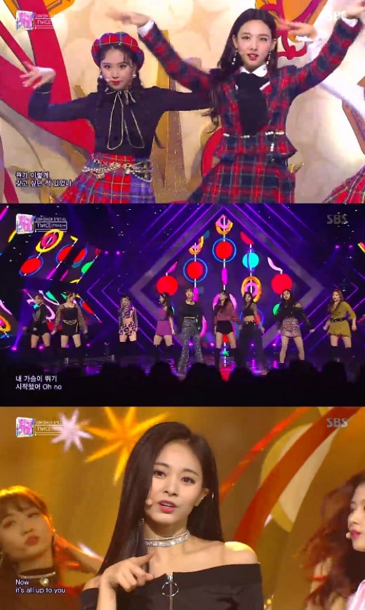 Girl group TWICE made a comeback.TWICEs comeback stage was held at SBS Inkigayo which was broadcast on the afternoon of the 11th.TWICE has played two Korean versions of BDZ and YES or YES.YES or YES is a song that tells TWICEs confession that the answer is only YES, and it contains the lovely charm of Answer TWICE.In addition to TWICE, Inkigayo also featured the comeback stage of Exo, Shitty null, Gugudan, Kwail, Chae Yeon, and the hot debut stage of Dream Notes.Aizuwon, Winull Minull, Monster X, April, Golden Child, Stray Nulls, So-hee, Seven Clac, Aitiz and Park Sung Yeon appeared in November.