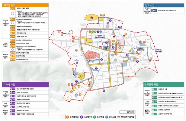 포항 흥해 특별재생계획 종합 구상도/자료=국토교통부