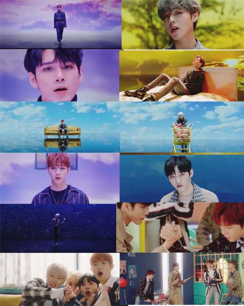 I wonder what the music video scene is? In Mubirae, I want to have time to explain or interpret the music video scene.The more you see it, the more you know, the more fun the music video world will be guided by Mubirae.Wanna One has vowed an eternal commitment to Wannable (fandom) through Spring Breeze.Wanna Ones first full-length album 111=1 (POWER OF DESTINY) was released on the 19th, and the title song Spring Breeze soundtrack and Music Video were released.Shinbo included the fate (DESTINY) that you and I had missed each other as one, but the will to meet again and become one by fighting against the fate.The title song Spring Breeze Music Video is a combination of adventure and romance, and it visualizes the fateful story that the past Wanna One and the present Wanna One exist in different time and space but eventually lead to one.Backgrounds like templesThe Wanna One concept teaser, which was released earlier, was based on Platos concept of Lee Gi-won, one of Platos Feasts.In the case of the symbol that represents him, based on the concept, the concept of Wanna One was used to use fate, binary, and infinite elements.Wanna One presents a military performance in full in front of the background of the temple.In front of the temple, which is the background of this album, which was born based on philosophical concepts, they are talking about Lee Gi-won of love in the form of a complete body.Meaning of Ring and Moon and Cassette TapeThe Spring Breeze Music Video contains familiar City of London, which was introduced in the existing Music Video, which gives a special meaning.First, the beginning of the Spring freeze Music Video begins with Hwang Min-hyun dropping the ring into the water.Earlier, in Wanna Ones Promise Music Video, the ring meant a promise not to let go of each other.So why did Hwang Min-hyun drop the ring in Spring breeze Music Video?Where Hwang Min-hyun dropped the ring in the water, the Wanna One complete appears.This is a visualization that Hwang Min-hyun did not abandon the ring, but seemingly laid each other on the surface, but not.In addition, the members are sitting alone on the water, indicating that they are on the surface, but they are actually complete.And the door also has a symbolic meaning.However, in the Beautiful Music Video, Kang Daniel opened the door and announced the start, and there were Wanna One members when he knocked on the door in the Spring Breeze Music Video.This shows that there is still Wanna One there, no matter when you call it.Wanna Ones change of facial expression is also noticeable.Wanna One smiles at the end, unlike the early sad look, which is a reclaimed smile by ever admitting that Wanna One exists anywhere.Cassette tapes, which were used as concept city of London for each album, also appear without fail.You can see the video end cassettes turning on, which signalled that it was not the end but another start.Also, the shape of the beginning and end of the cassette tape is made up of one, which means infinite symbol (). It seems that Wanna One is visually expressed that it is eternal.Appreciation