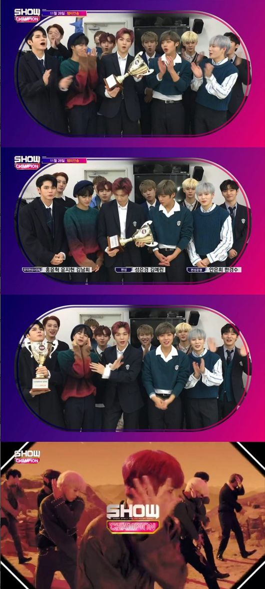 Another two-timer...will work hard for the rest of the year.Show! Championship Wanna One gets first place with spring windHe won two gold medals.Wanna One is the first place in the cable channel MBC Music Show! Championship on the afternoon of the 28th as a new song Spring WindAs the broadcast was not broadcast live on the day, Wanna One greeted fans through the video.Wanna One said: Its a memorable and Thank You place and Im in good spirits with Thank You because Ive got a meaningful award, and thanks to Wannable, Im getting a Championship song.I will work hard for the rest of the year as much as I have been awarded. Please love me a lot. Wanna One will be on the top of the SBS MTV The Show on the afternoon of the 27th.Spring Wind is a song about the heart of one Wanna One member in a sad but beautiful story on an emotional melody.It is an alternative dance song with synth pop elements. It has a soft synth sound, a sad guitar arrangement, and a dynamic percussion sound that further enhances the atmosphere of the song.It is a work completed with a collaboration between Flow Blow, who composed Wanna Ones debut title song Energistic, and iHwak, a composer of Hold Up, the title song of 1=1 (UNDIVIDED).On this day, Show! Championship was featured on SHOWCHAMPION in Manila.Special stages at Philippines, which came in two years after 2016, followed.First, X ENO-T, starting with Hyung-seop X, The Boyz, Weki Meki and M X M, set up a spectacular stage.The Boyz captivated Philippines fans with powerful and intense performances from debut songs Boys to Giddy Up and Light Hear.Weki Meki filled the stage with its distinctive tin crush charm, followed by a lovely yet energetic stage.M X M also has a variety of stages, including Diamond Girl, Check Make and Yayaya.MBC Music Broadcast Screen Captures, Provides Agency