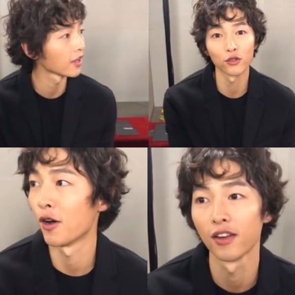 Song Jung-gi has unveiled his sleek jawline.Fashion magazine Vogue Korea posted a video of Song Joong-ki, who attended the fashion show on the official Instagram on the 27th.Song Joong-ki in the video is less weight than before, but she has produced a youthful video with a hairstyle with a wave.Song Joong-ki said, I was invited to the Valentino Tokyo collection. I think the show is also gorgeous and beautiful, so I am very excited.Song Joong-ki, who gave a point to the sleeves in a black costume, said, I like the style that I wear so neatly, so I tried it on all black.On the other hand, Song Joong-ki is filming TVN Asdal Chronicle scheduled to be broadcast in the first half of next year.