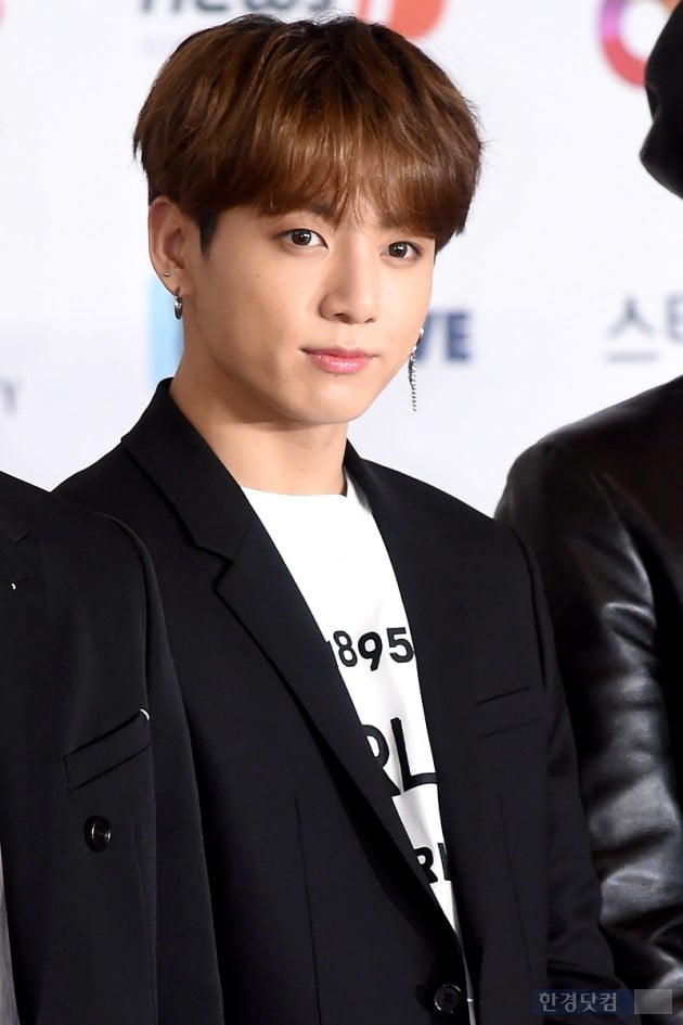 Group BTS Jungkook attends the 2018 Asia Artist Awards (2018 Asian Artist Awards) red carpet event held at Paradise City Hotel in Unseo-dong, Incheon on the afternoon of the 28th.