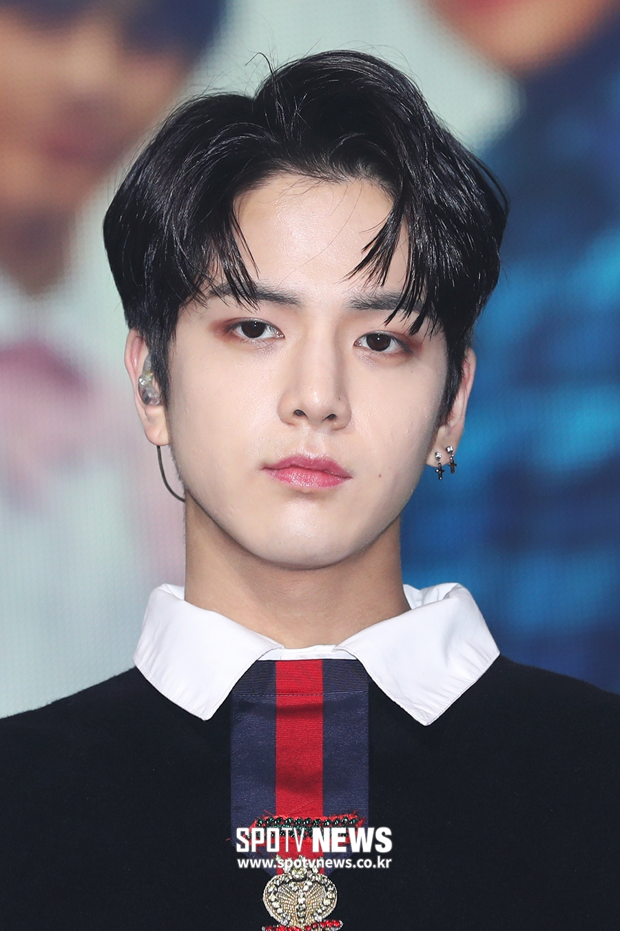 Boygroup The Boys third mini album, THE ONLY, was released at the Hall of Peace at Kyunghee University in Seoul Dongdaemun District on the afternoon of the 29th.The Boyz Younghoon poses.