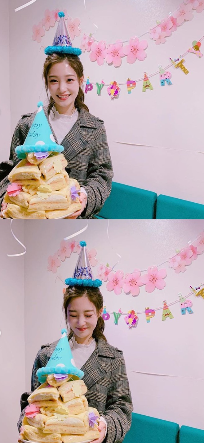 Group DIA Jung Chae-yeon thanked him for his birthday.Jung Chae-yeon said on his instagram on the 2nd, I am so grateful to everyone who celebrated my birthday.Thank you for always loving me. In the photo, Jung Chae-yeon poses with a patented sandwich cake for SBS music broadcasting program Inkigayo, which is in charge of MC.Jung Chae-yeons innocent beautiful looks, which express happiness with a bright smile, catch the eye.The video, which was released together, shows Jung Chae-yeon, who is delighted with the surprise birthday party.Meanwhile Jung Chae-yeon is on his birthday on December 1.