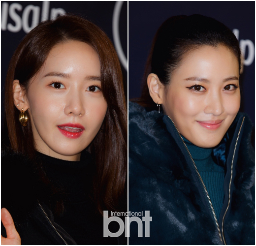 Photo Call Event, which commemorates the opening of the first flagship store of the French premium outer brand FUSAPLP, was held in Sinsa-dong, Gangnam-gu, Seoul on the afternoon of the 3rd.Actors Im Yoon-ah and Claudia Kim have photo time.Im Yoon-ah hand greeting of flower deer, Im Yoon-ahClaudia Kim s sexy smile on Claudia Claudia Kimnews report