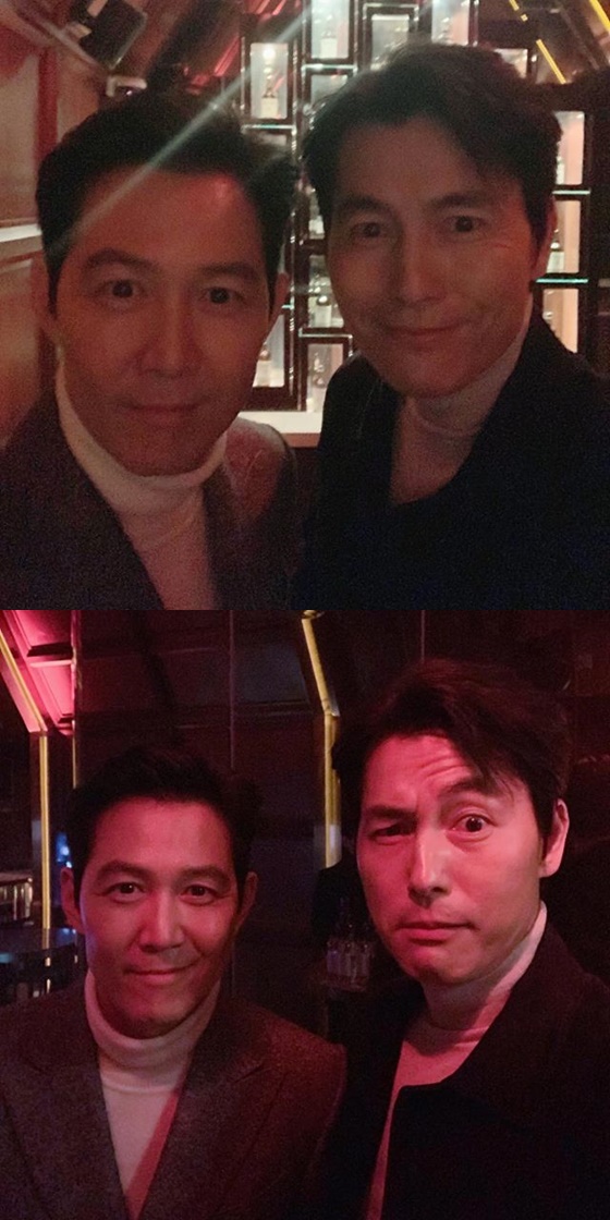 On the 6th, Jung Woo-sung, Lee Jung-jaes agency artist company official Instagram said, Lee Jung-jae is Jung Woo-sung. Its a male voice. Its cool.Tonight, if you sleep in this picture, can you meet in your dreams? Have a good night, and two photos were posted.Jung Woo-sung and Lee Jung-jae in the public photos are staring at the camera with a smile, and the humorous look also attracts Eye-catching.The netizens who responded to this responded such as I am hearty, I am handsome, bosses and I can not sleep.Meanwhile, Jung Woo-sung and Lee Jung-jae attended a brand event held in Seoul Yongsan-gu Section A.